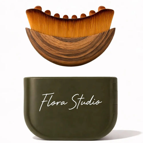 Premium Gesichts-Lymphbürste Flora Studio